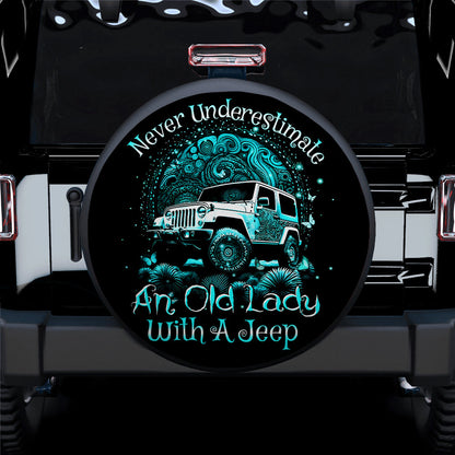 Never Underestimate An Old Lady With A Jeep Car Spare Tire Cover
