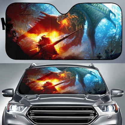 New Monster  Hunter Sun Shade amazing best gift ideas 2020 Universal Fit 174503