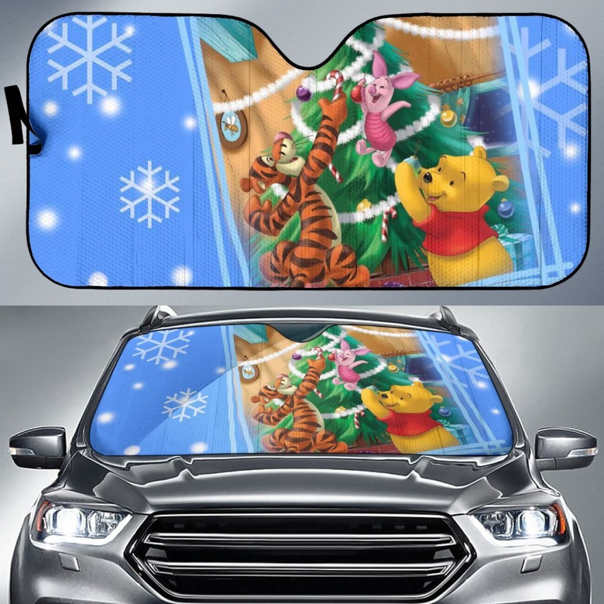 New Winnie The Pooh Christmas Sun Shade amazing best gift ideas 2020 Universal Fit 174503