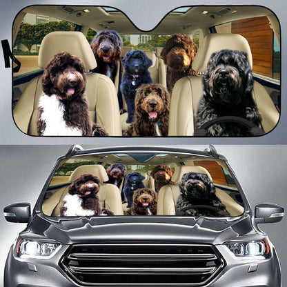 Newfypoo Car All Over Printed 3D Sun Shade