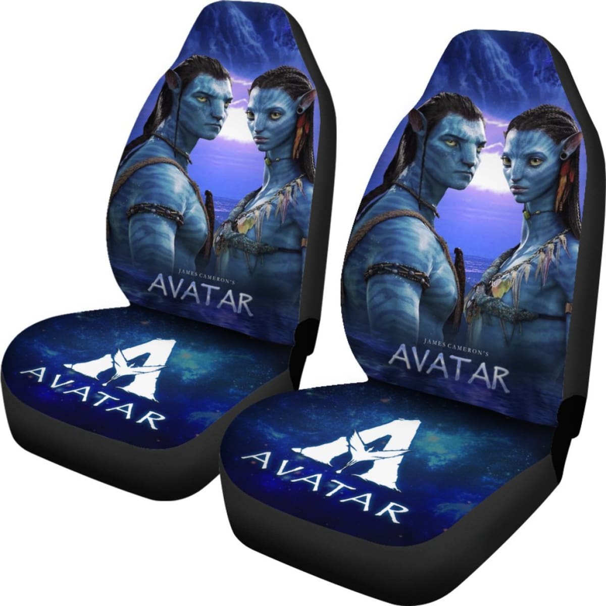 Neytiri And Jake Sully Car Seat Covers Avatar Movie H200303 Universal Fit 225311