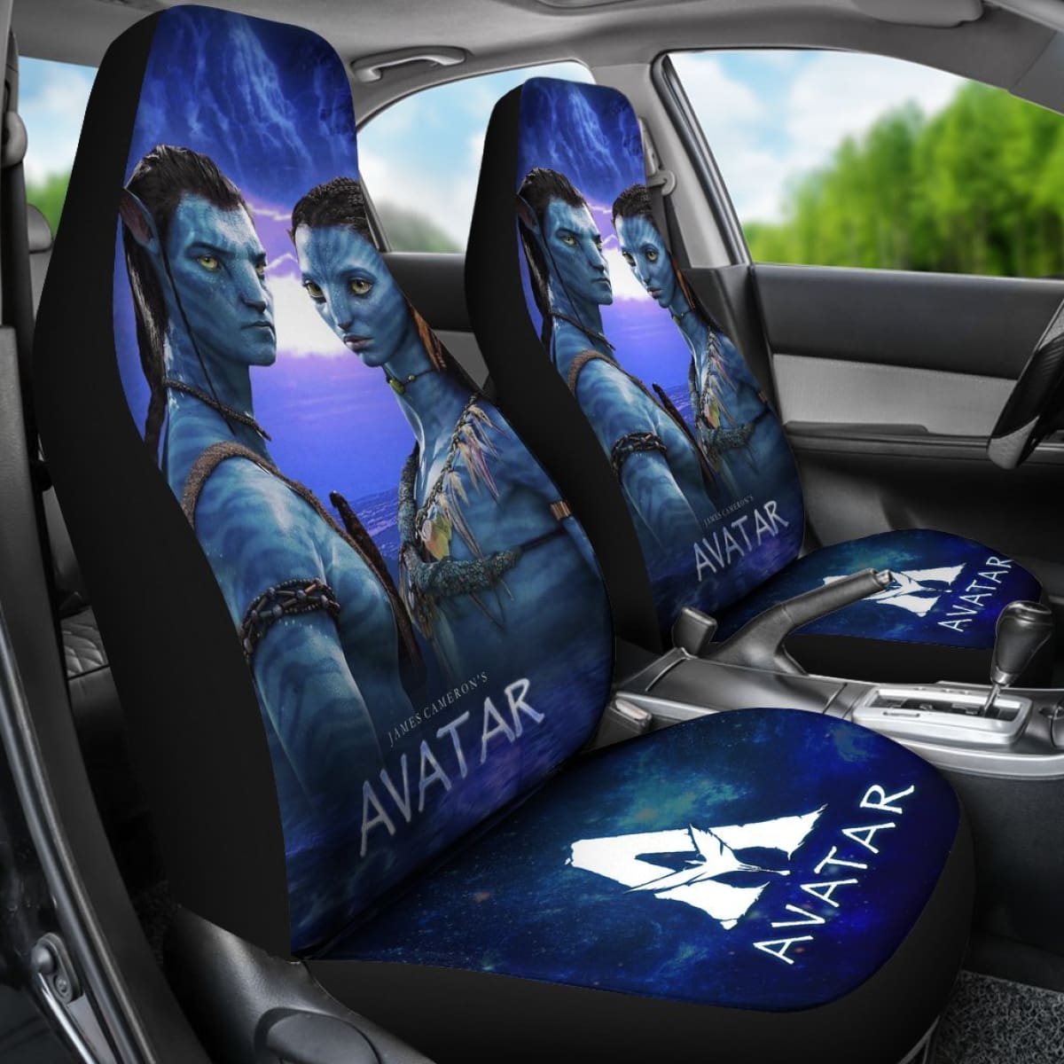 Neytiri And Jake Sully Car Seat Covers Avatar Movie H200303 Universal Fit 225311