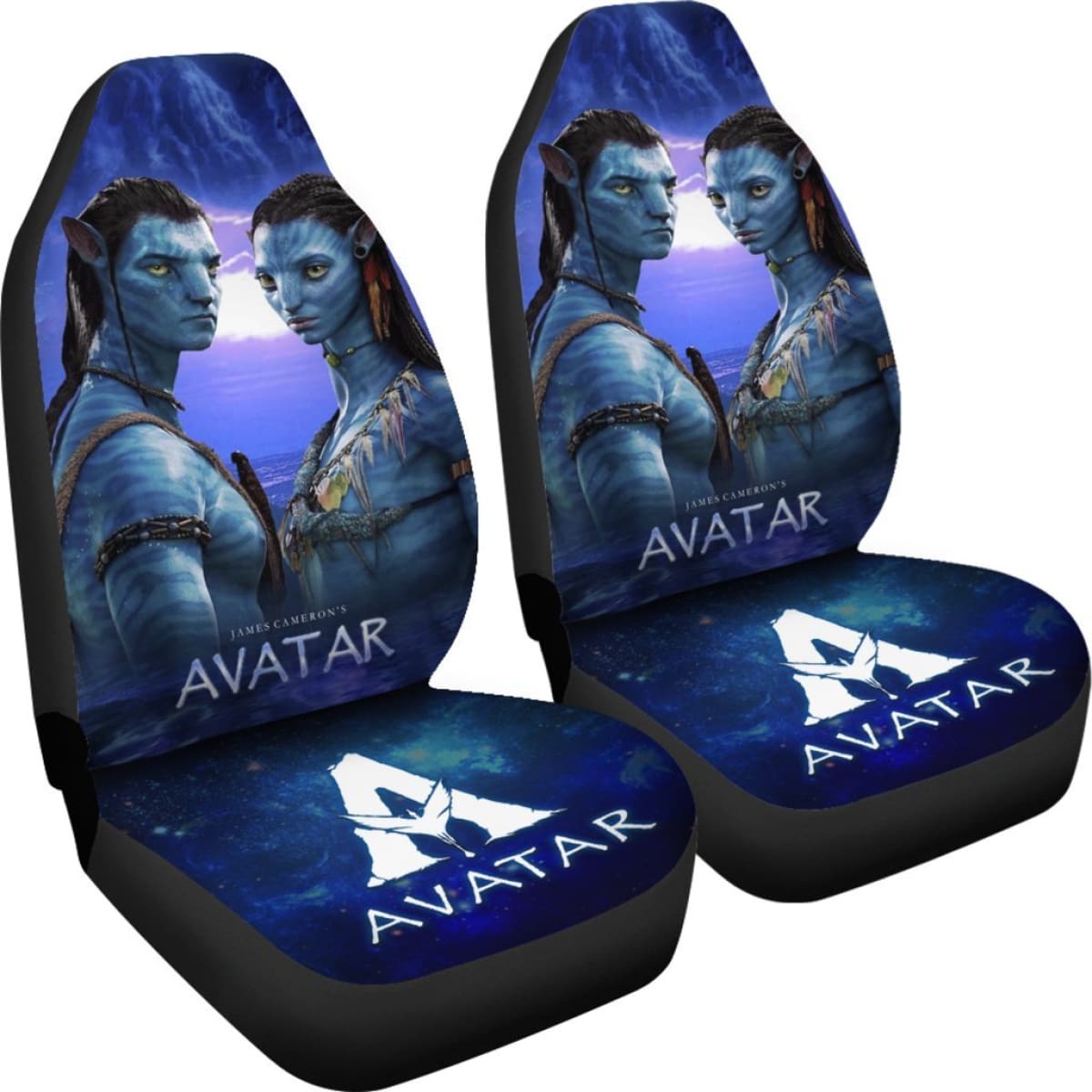 Neytiri And Jake Sully Car Seat Covers Avatar Movie H200303 Universal Fit 225311