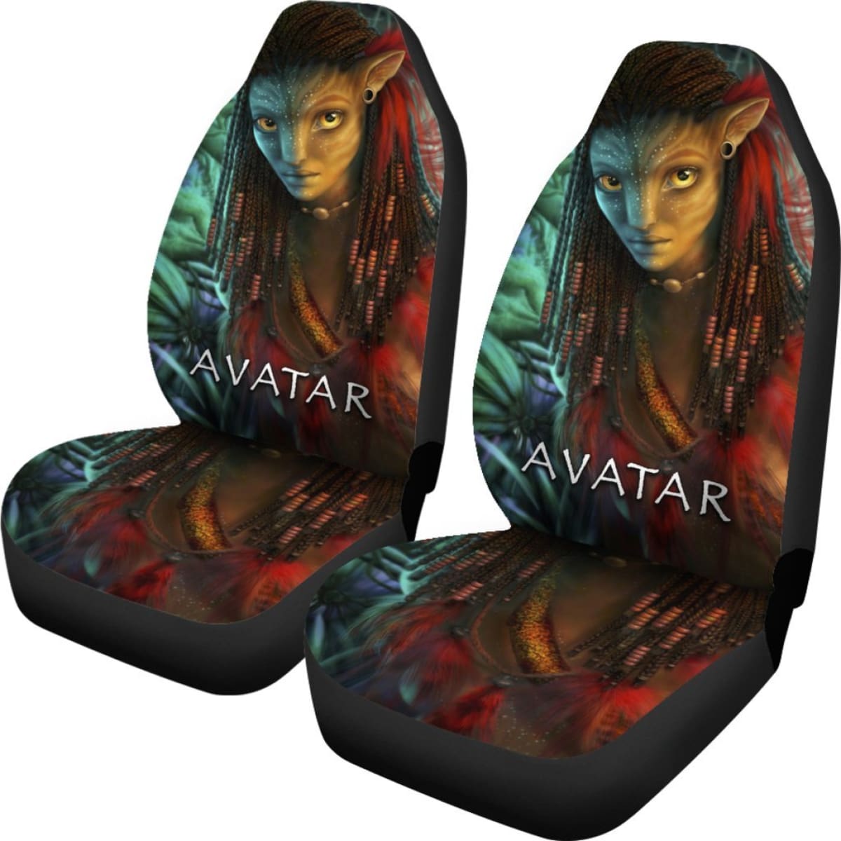 Neytiri Car Seat Covers Corporal Jake Sully Movie Fan Gift H200303 Universal Fit 225311