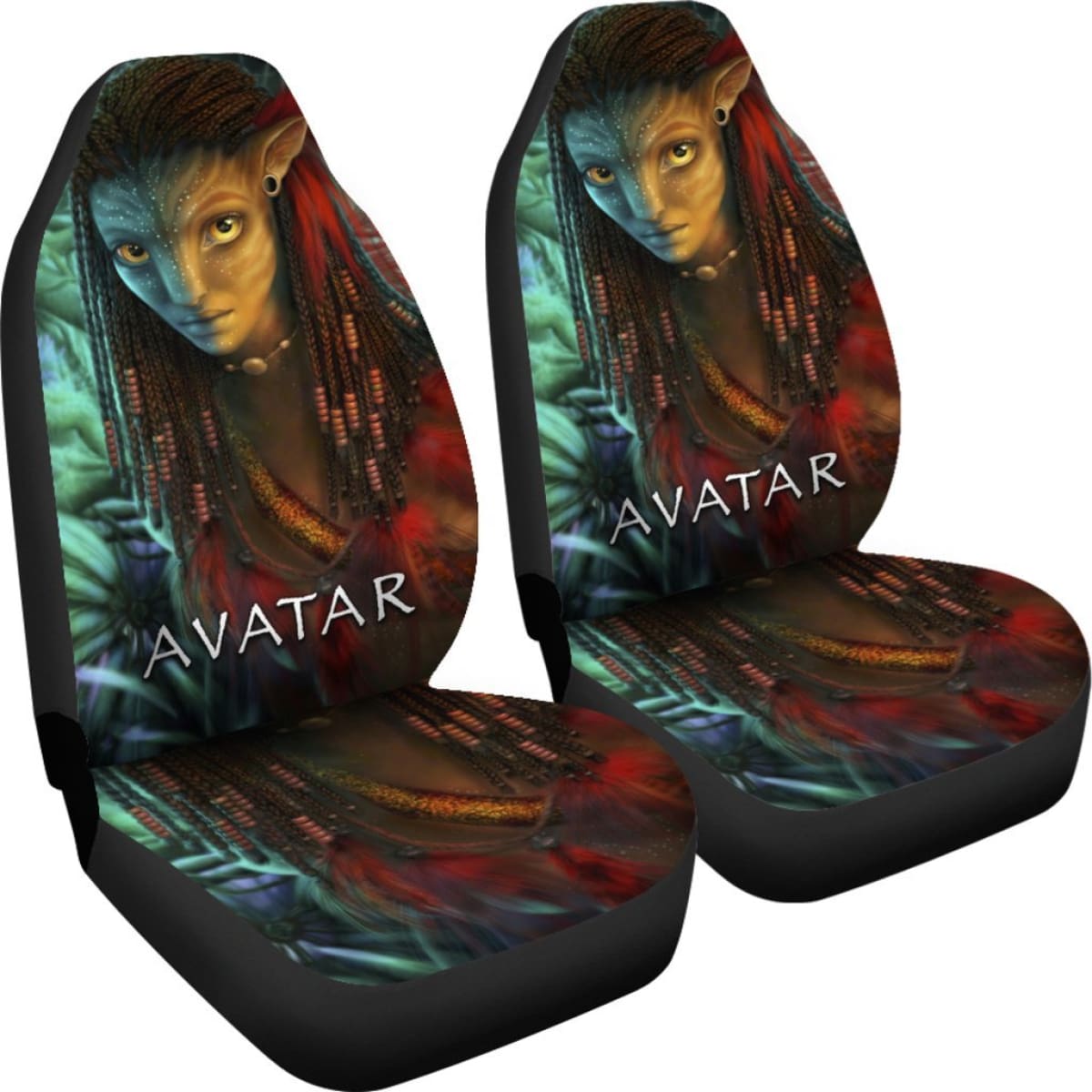 Neytiri Car Seat Covers Corporal Jake Sully Movie Fan Gift H200303 Universal Fit 225311