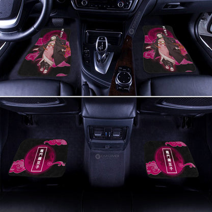 Nezuko Car Floor Mats Custom Demon Slayer Anime Car Accessories