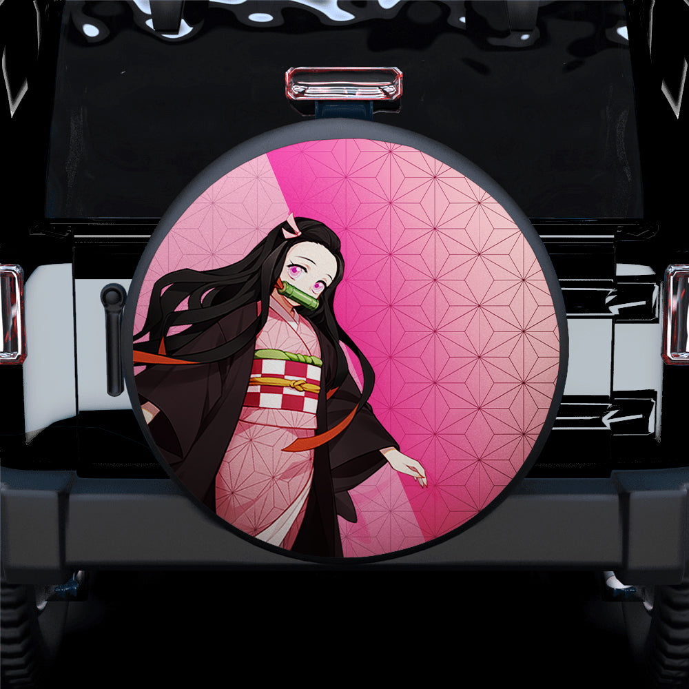 Nezuko Demon Slayer Anime Car Spare Tire Cover