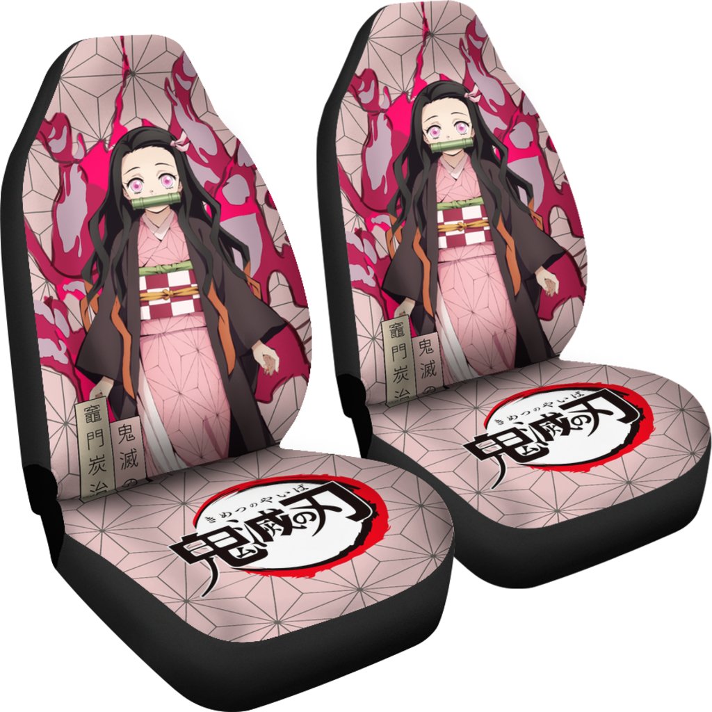 Nezuko Demon Slayer Custom Anime Car Sear Covers