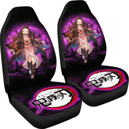 Nezuko Demon Slayer Moonlight Car Seat Covers