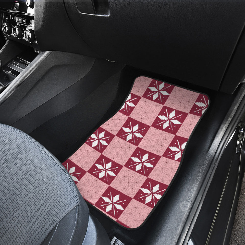 Nezuko Kamado Car Floor Mats Custom Anime Car Accessories