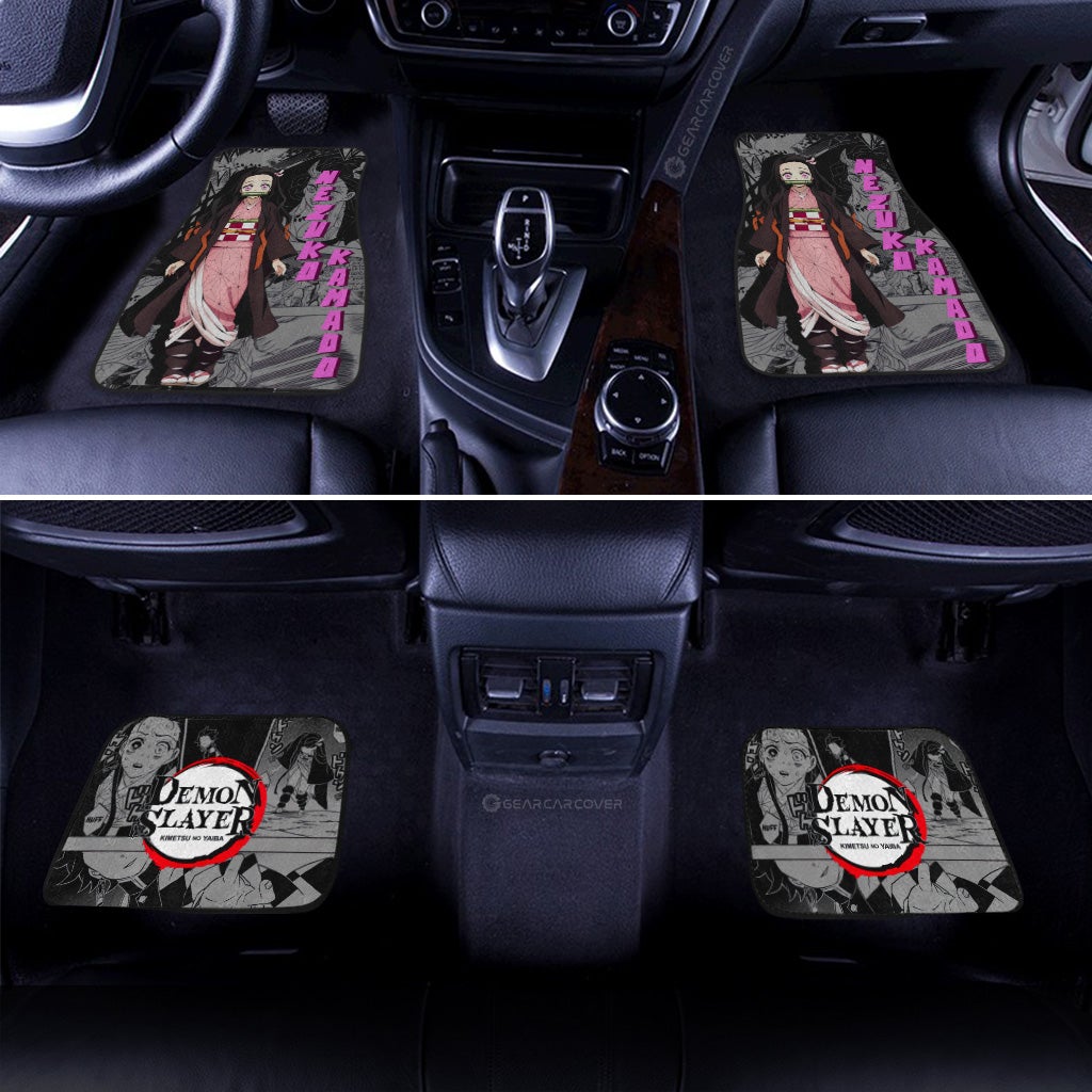 Nezuko Kamado Car Floor Mats Custom Demon Slayer Anime Mix Mangas