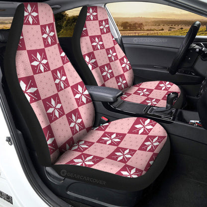 Nezuko Kamado Car Seat Covers Custom Anime Car Accessories