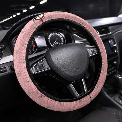Nezuko Kamado Demon Slayers Anime Steering Wheel Cover