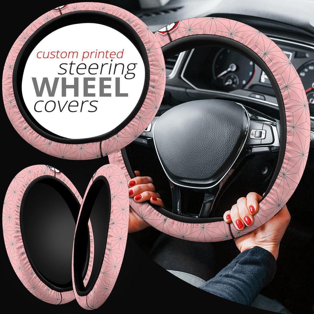 Nezuko Kamado Demon Slayers Anime Steering Wheel Cover