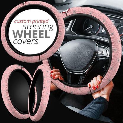 Nezuko Kamado Demon Slayers Anime Steering Wheel Cover