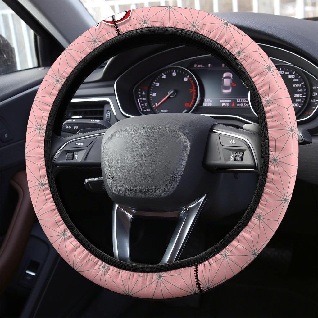 Nezuko Kamado Demon Slayers Anime Steering Wheel Cover