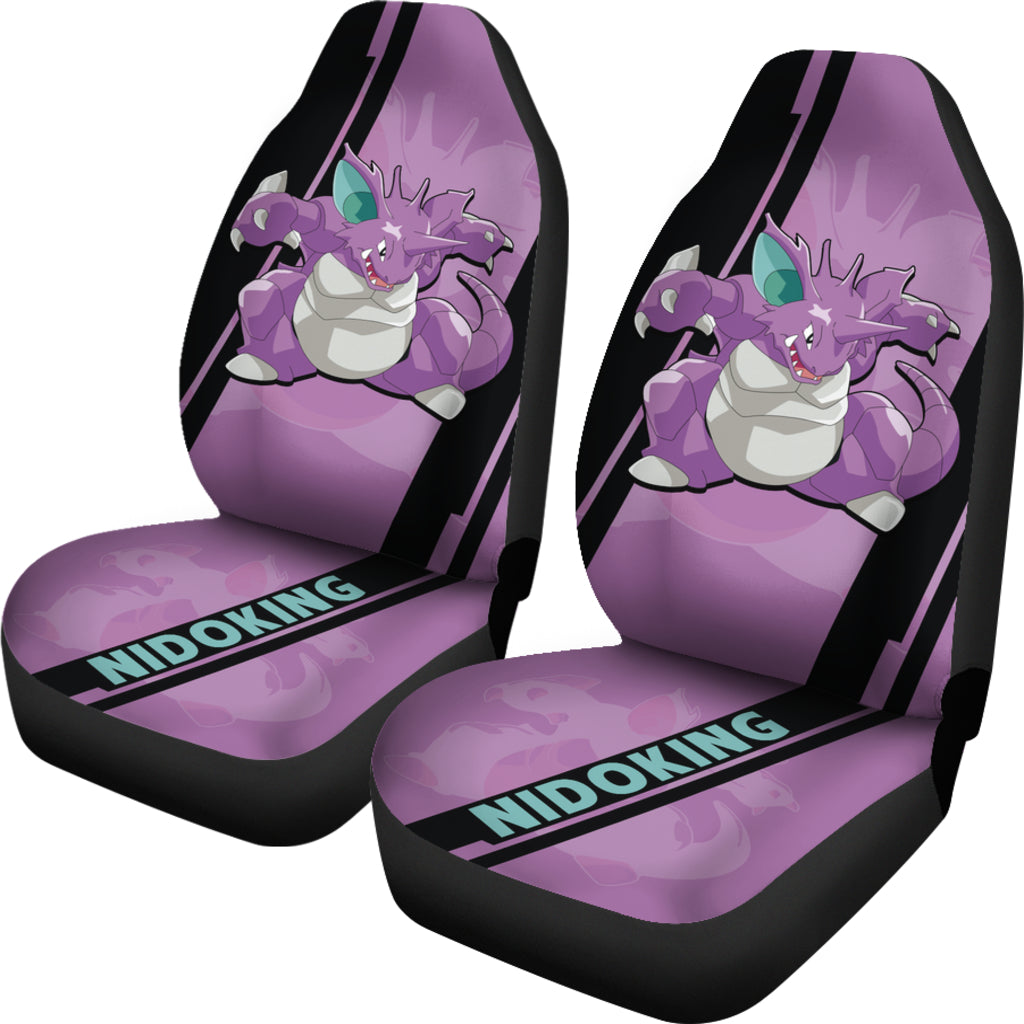 Nidoking Pokemon Car Seat Covers Style Custom For Fans Ci230118-09