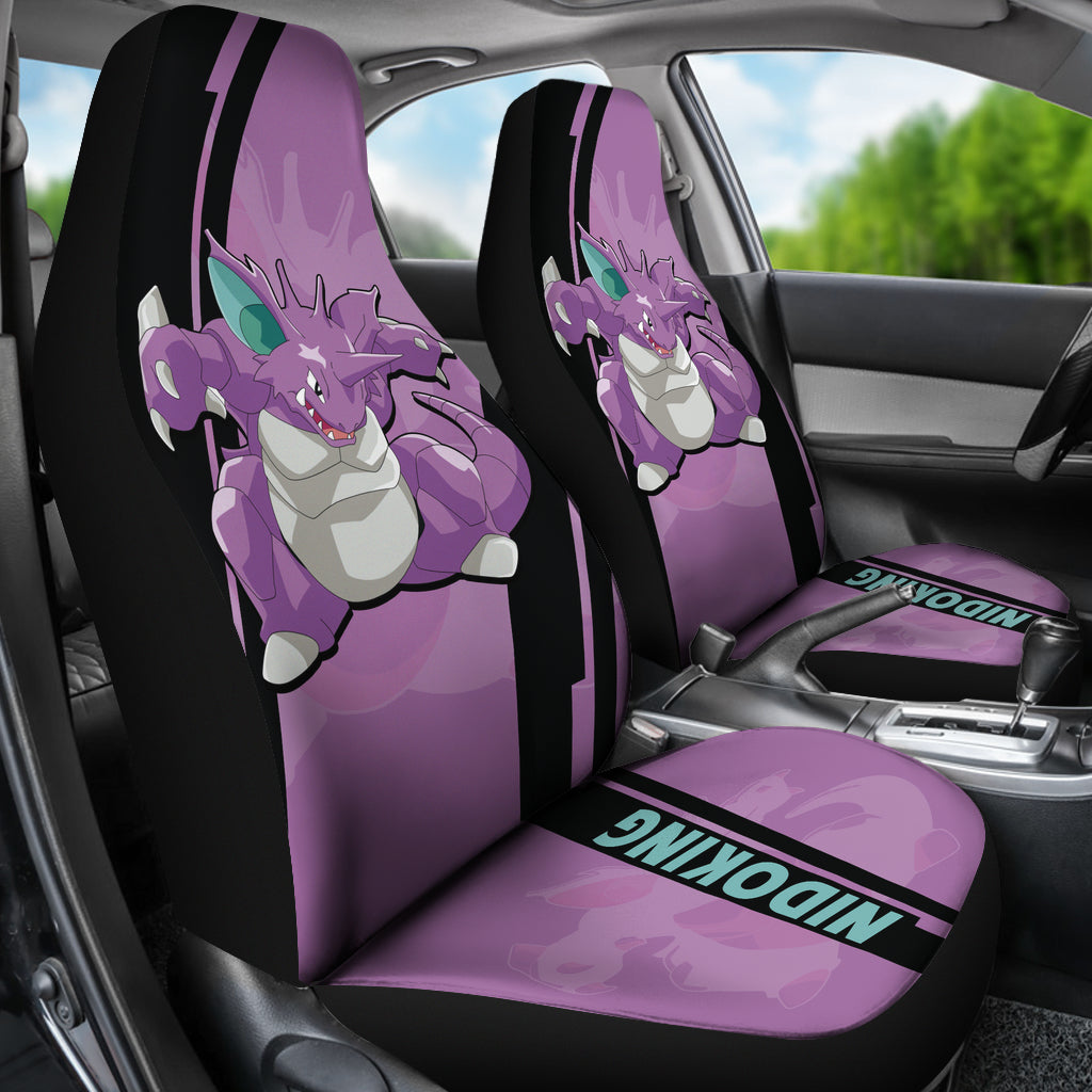 Nidoking Pokemon Car Seat Covers Style Custom For Fans Ci230118-09
