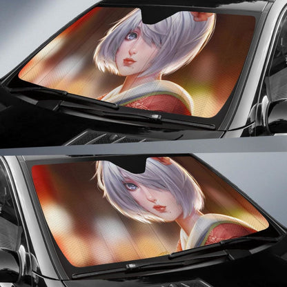 2B Nier Automata Japanese Costume Hd Car Sun Shade Universal Fit 225311