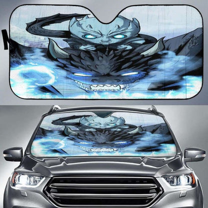 Night King And Ice Dragon Car Auto Sun Shades Universal Fit 051312