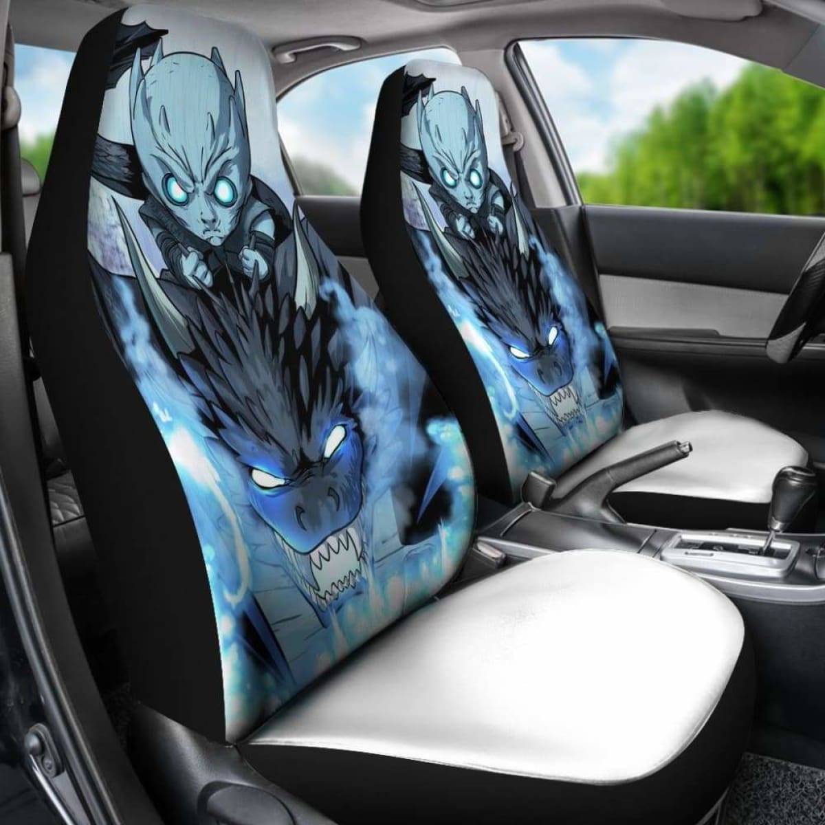 Night King Ice Dragon Car Seat Covers Universal Fit 051012