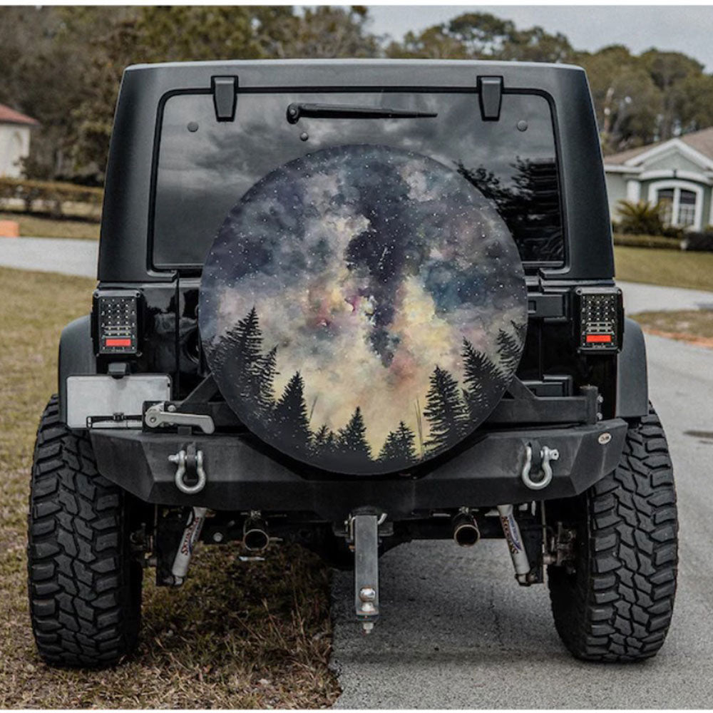 Night Sky Decor Jeep Car Spare Tire Cover