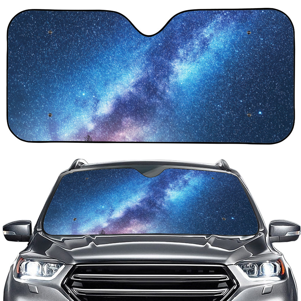 Night Sky Milky Way Print Car Windshield Sun Shade
