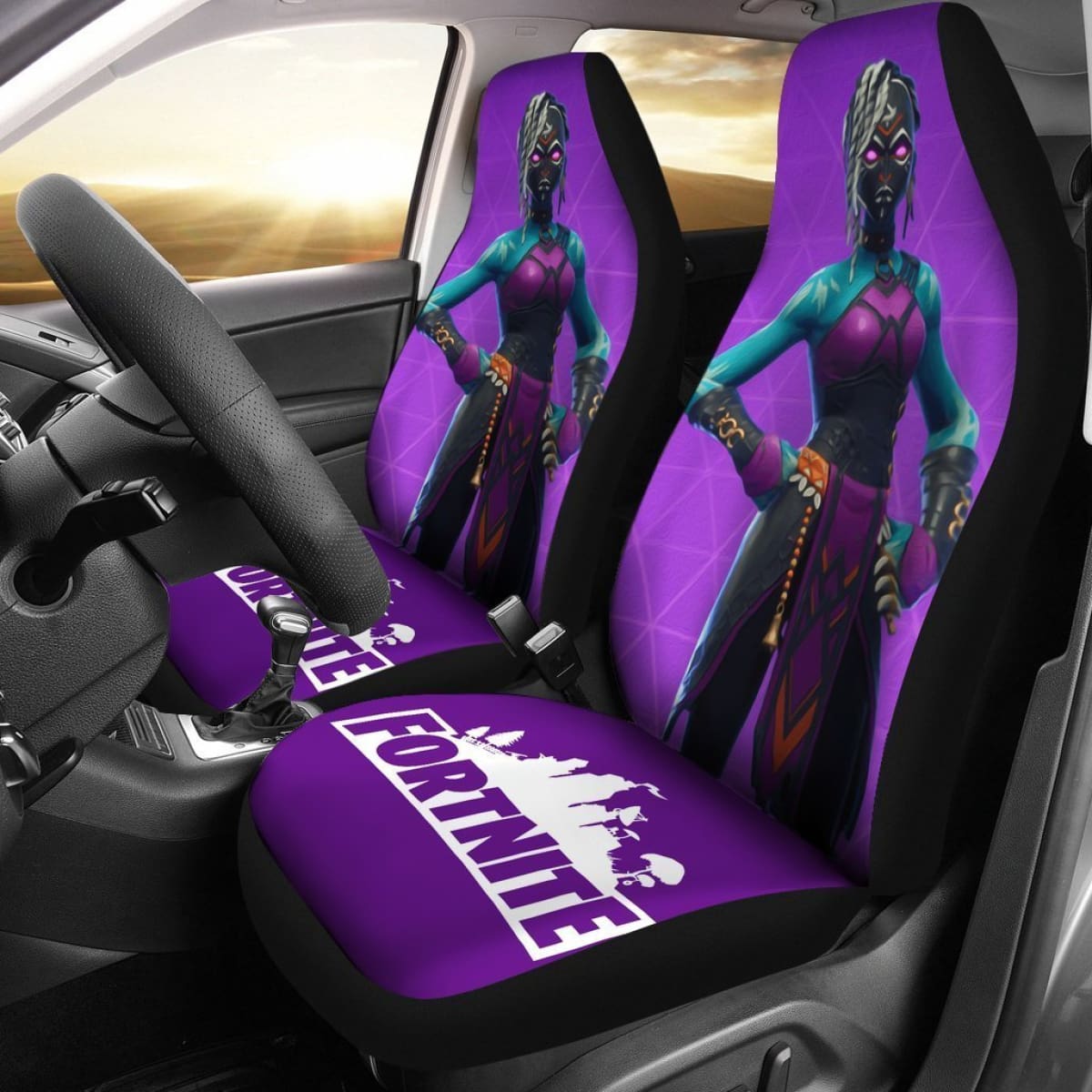Night Witch Skin Fortnite Battle Royale Car Seat Covers Mn04 Universal Fit 225721