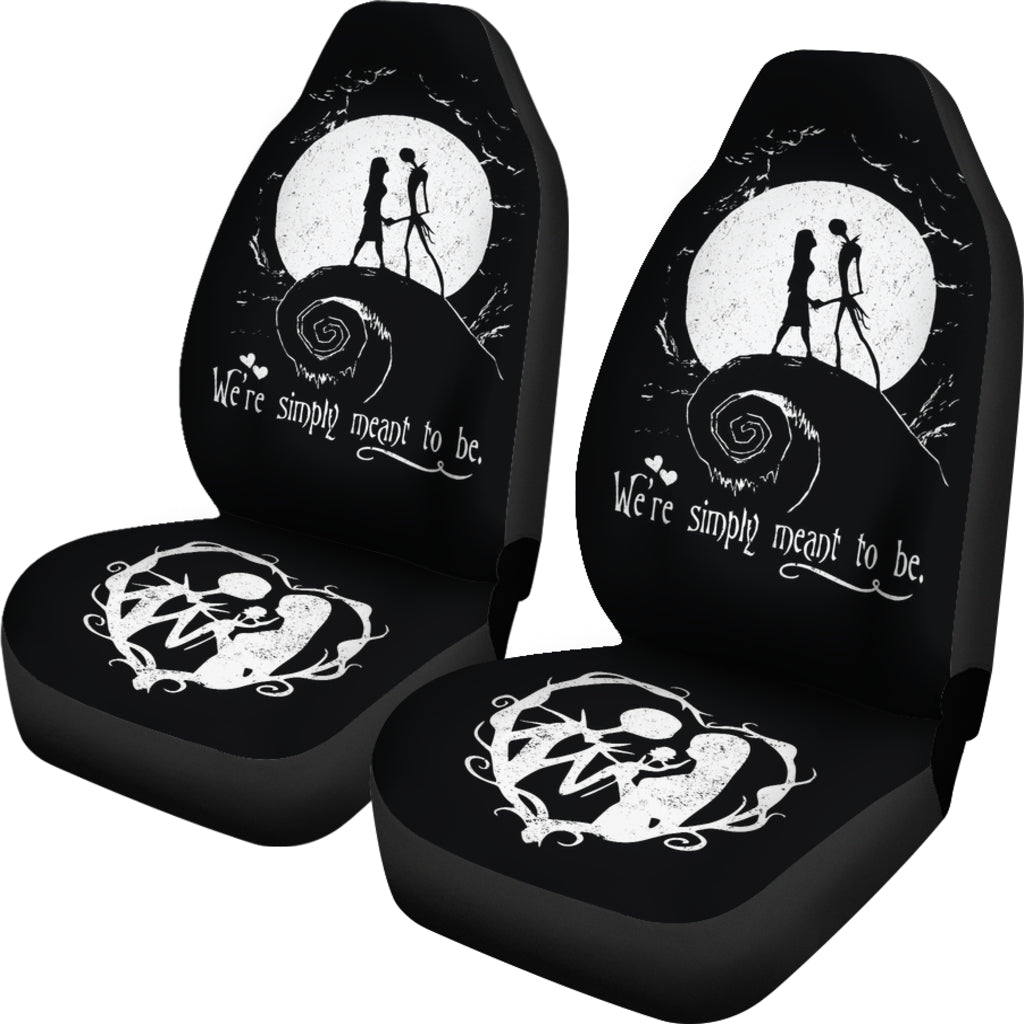 Nightmare Before Christmas Car Seat Covers Jack Skellington Loves Sally Car Accessories Ci220930-09