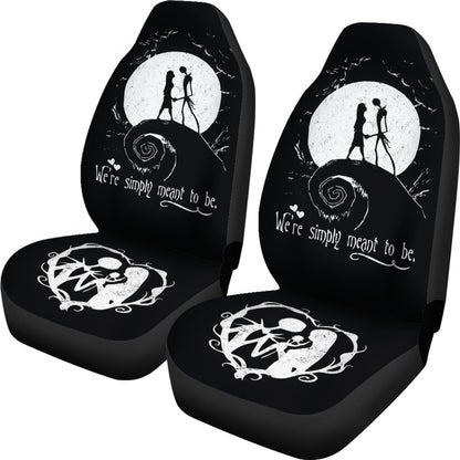 Nightmare Before Christmas Car Seat Covers Jack Skellington Loves Sally Car Accessories Ci220930-09