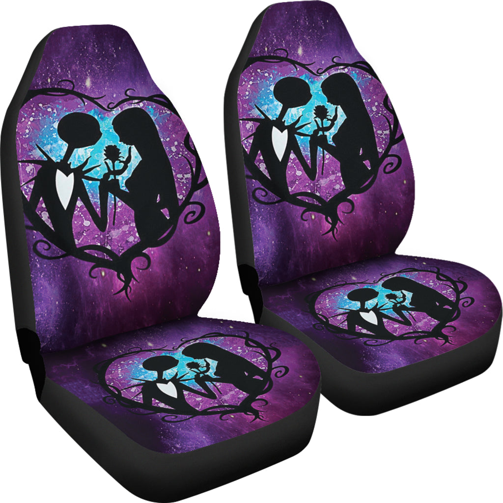 Nightmare Before Christmas Car Seat Covers Jack Skellington Loves Sally Car Accessories Ci220930-05