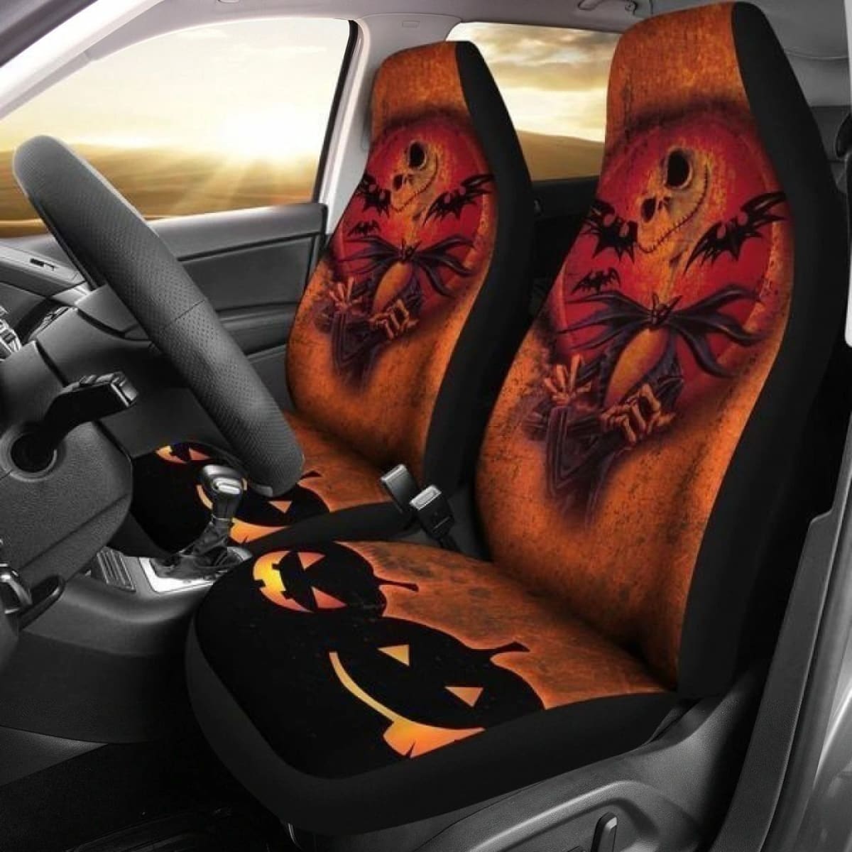 Nightmare Before Christmas Car Seat Covers Jack 4 Universal Fit 194801