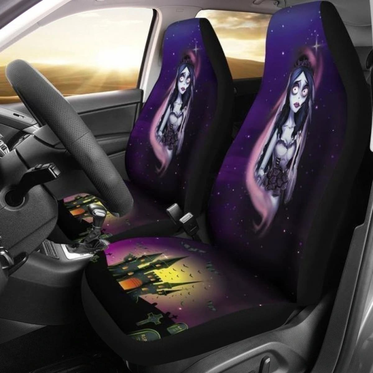 Nightmare Before Christmas Car Seat Covers Sally 4 Universal Fit 194801