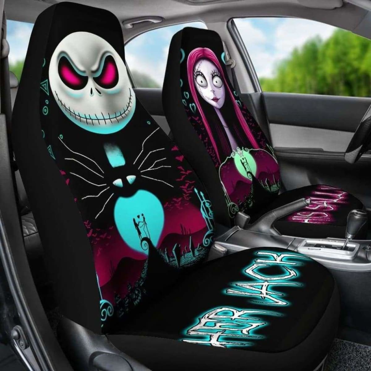 Nightmare Before Christmas Car Seat Covers Universal Fit 051012