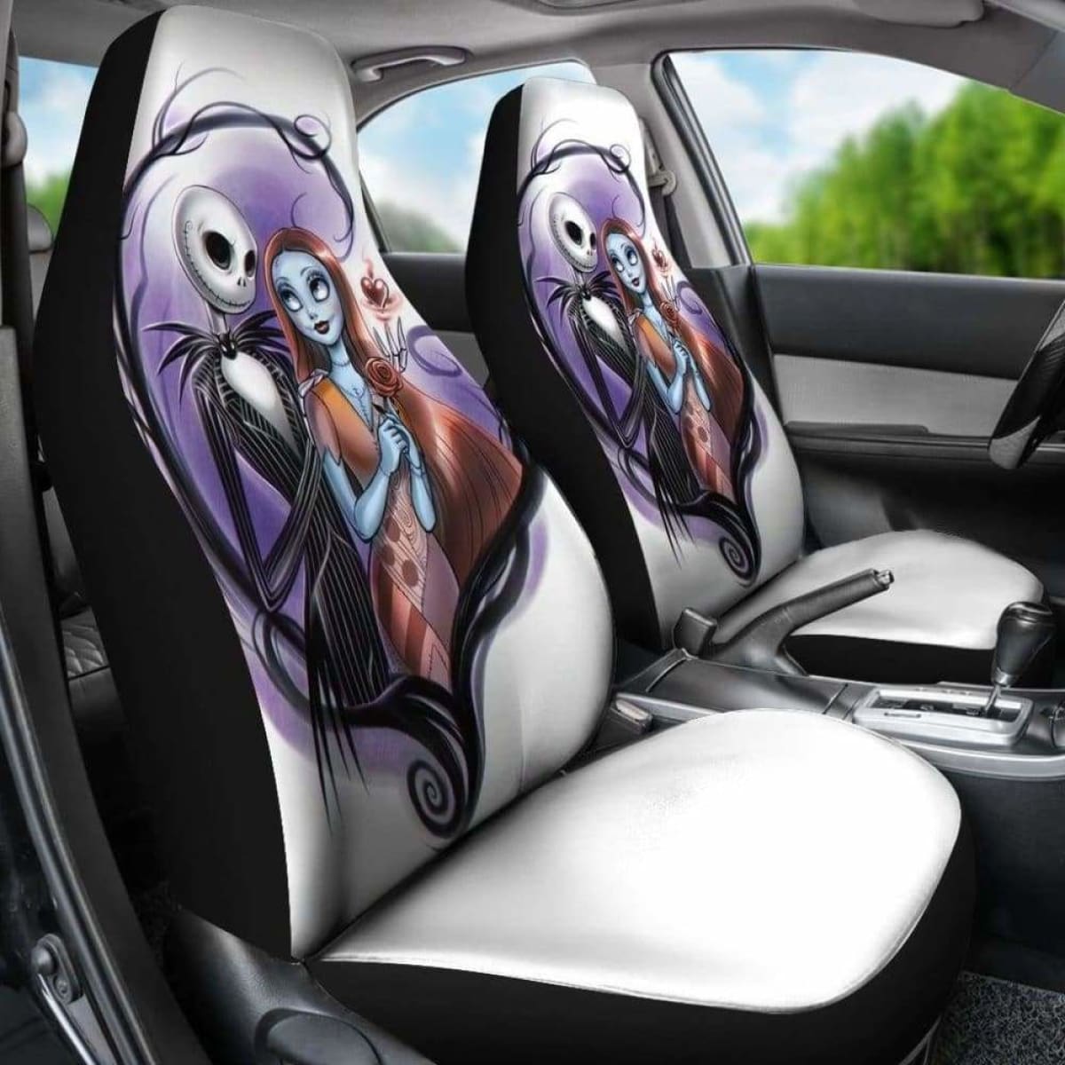 Nightmare Before Christmas Car Seat Covers 2 Universal Fit 051012