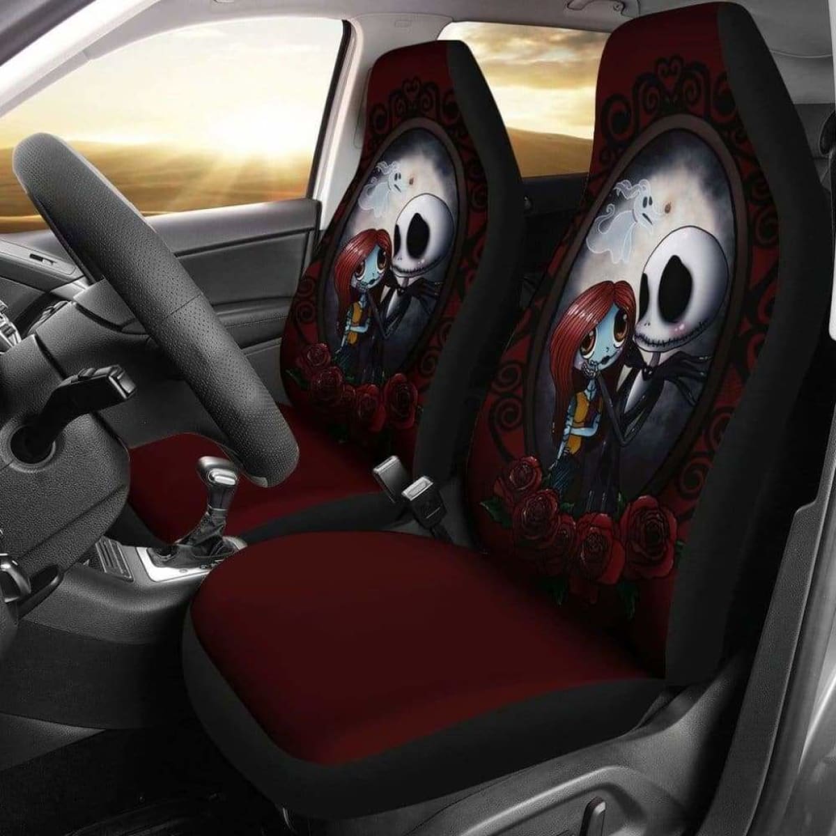 Nightmare Before Christmas Car Seat Covers 5 Universal Fit 051012