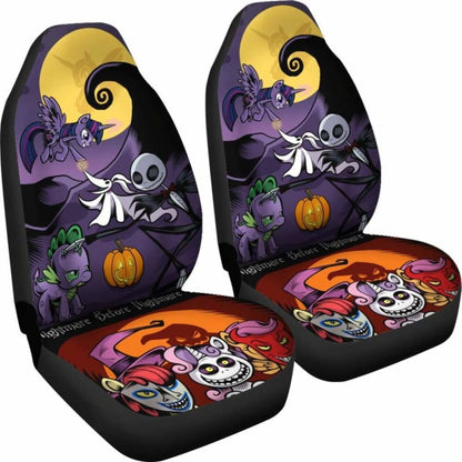 Nightmare Before Christmas Car Seat Covers 7 Universal Fit 051012