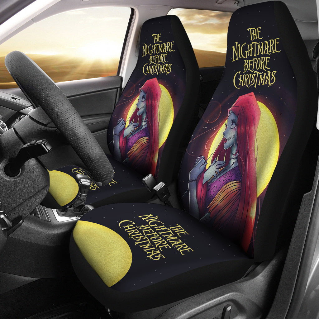 Nightmare Before Christmas Cartoon Car Seat Covers - Pretty Fantasy Sally Zodiac Painting Seat Covers Ci101405