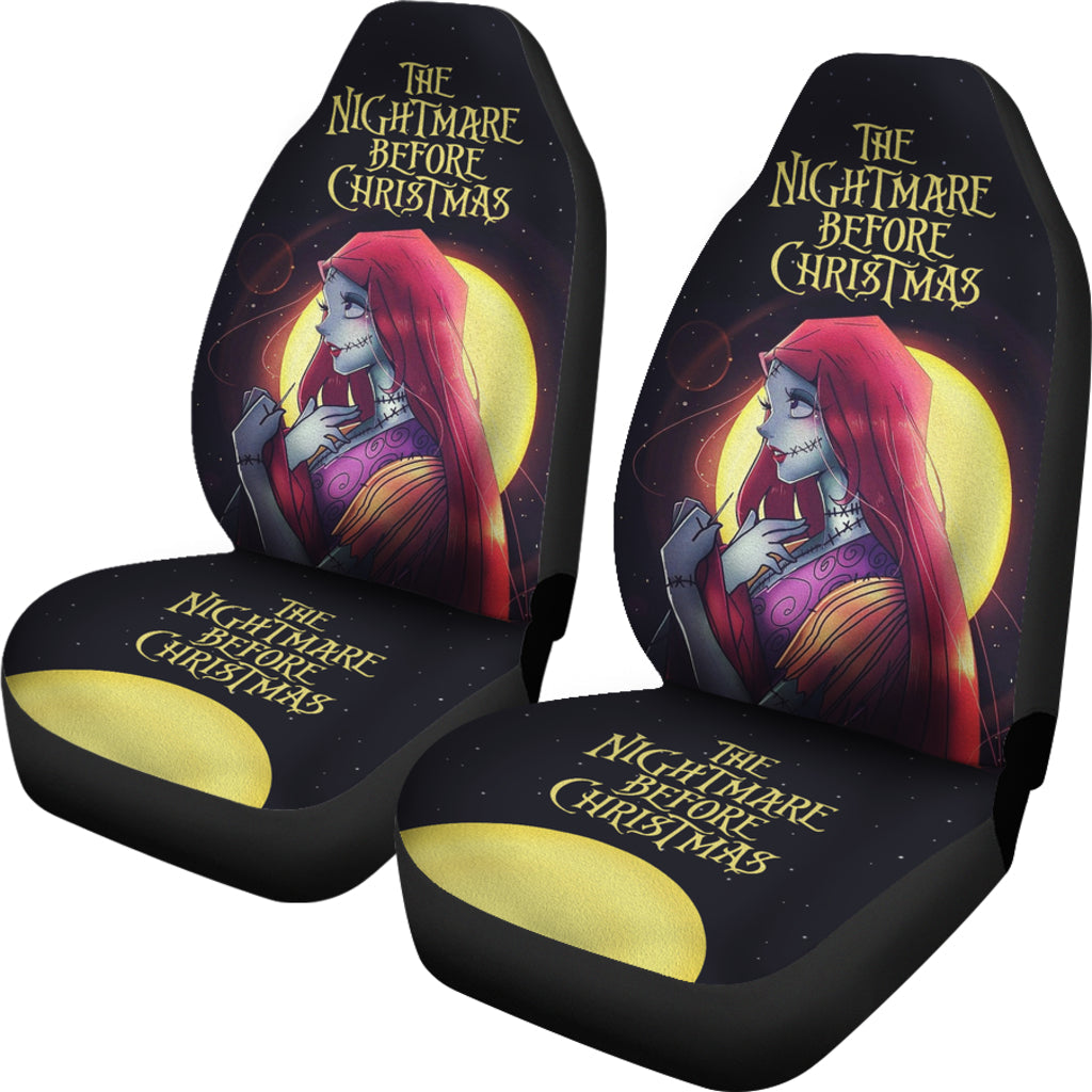 Nightmare Before Christmas Cartoon Car Seat Covers - Pretty Fantasy Sally Zodiac Painting Seat Covers Ci101405