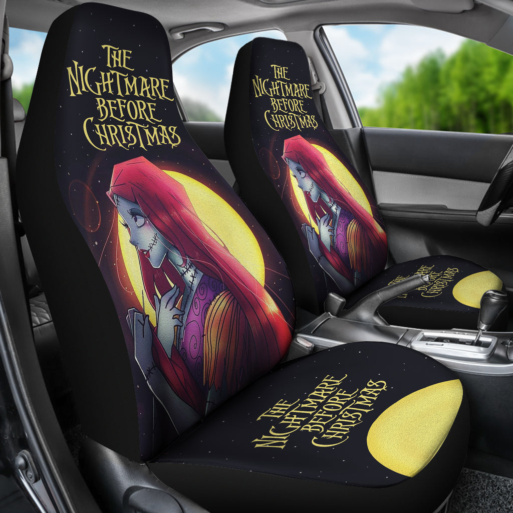Nightmare Before Christmas Cartoon Car Seat Covers - Pretty Fantasy Sally Zodiac Painting Seat Covers Ci101405