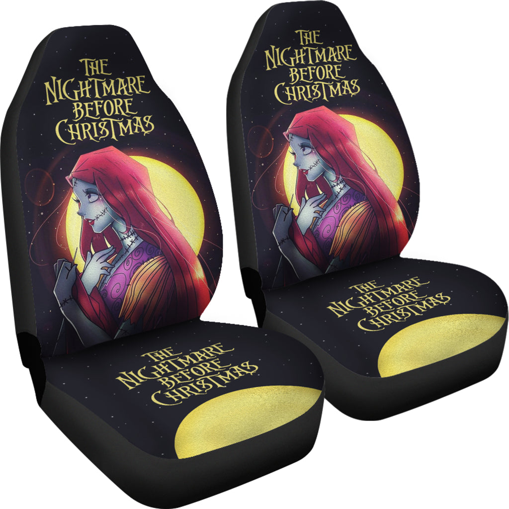 Nightmare Before Christmas Cartoon Car Seat Covers - Pretty Fantasy Sally Zodiac Painting Seat Covers Ci101405