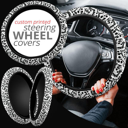 Nightmare Before Christmas Custom Car Steering Wheel Cover
