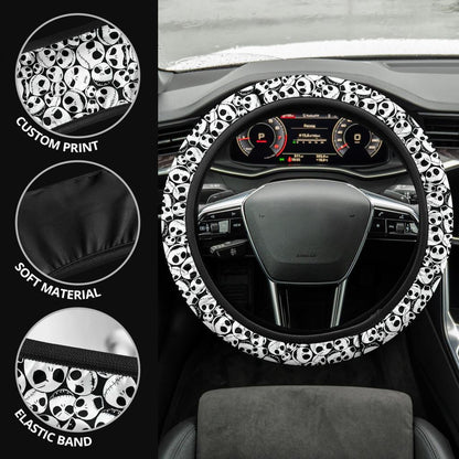 Nightmare Before Christmas Custom Car Steering Wheel Cover