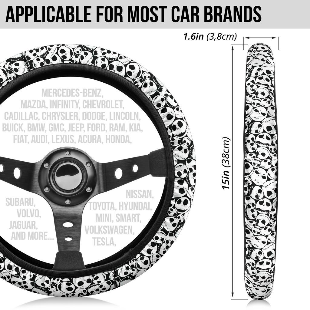 Nightmare Before Christmas Custom Car Steering Wheel Cover