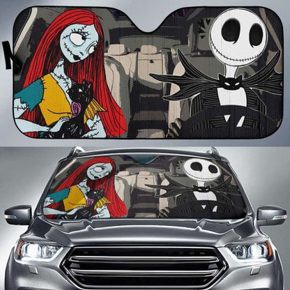 Nightmare Before Christmas Driving Car Auto Sun Shade 918b Universal Fit