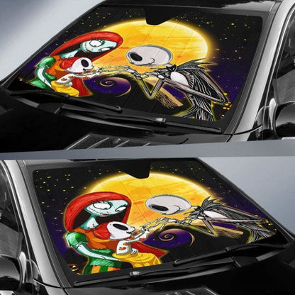 Nightmare Before Christmas Family Car Auto Sun Shades Universal Fit 051312