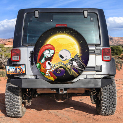 Nightmare Before Christmas Family Cute Spare Tire Cover