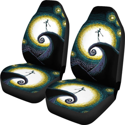 Nightmare Before Christmas Fan Gift Car Seat Cover Universal Fit 210212