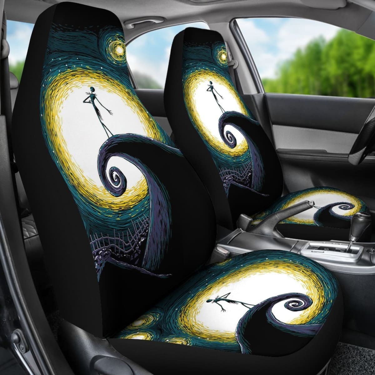 Nightmare Before Christmas Fan Gift Car Seat Cover Universal Fit 210212