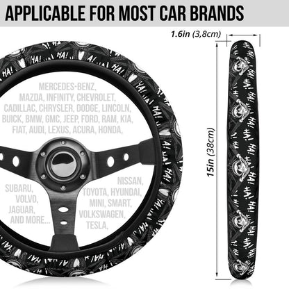 Nightmare Before Christmas Haha Premium Custom Car Steering Wheel Cover